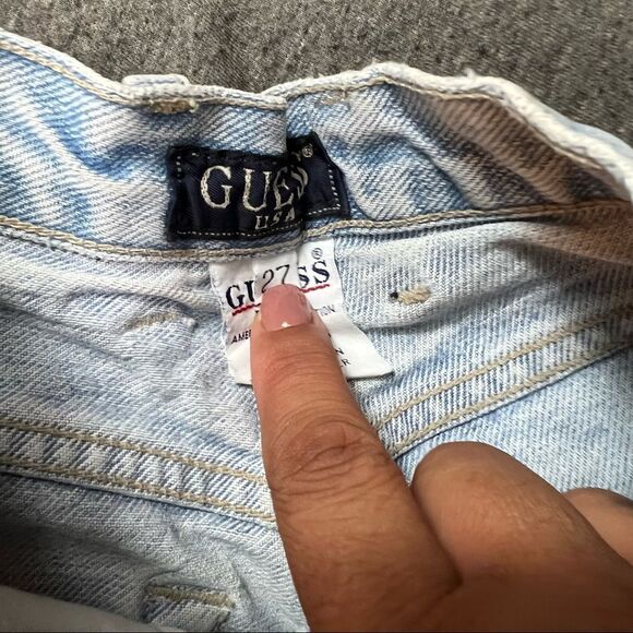 Vintage 1990’s Light Wash Denim Bermuda Denim Jeans - Picture 9 of 9